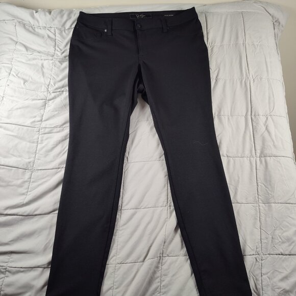 Jessica Simpson “Kiss Me” Jeggings 16W Black Skinny Pull-On RN93677 - Picture 1 of 16